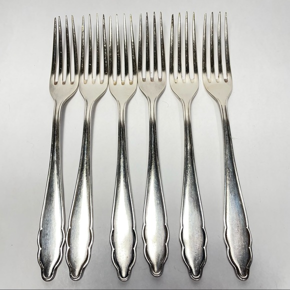 Vintage German Silver Plate Forks Marked Silber 90 - Picture 2 of 6